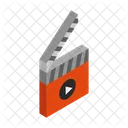 Clapperboard Movie Clapper Icon