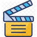 Action Clapperboard Film Icon