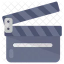 Clapperboard Slat Board Clapstick Icon