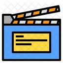 Clapperboard Entertainment Media Icon