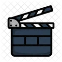 Clapperboard Clapper Movie Icon