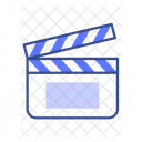Clapperboard Clapper Action Icon