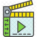Clapperboard Entertainment Movie Icon