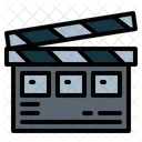 Clapperboard Film Cinema Icon