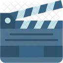 Clapperboard Cinema Entertainment Icon