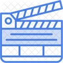 Clapperboard Cinema Entertainment Icon