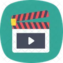 Clapper Filmmaking Clapboard Icon
