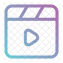 Clapperboard Cinema Multimedia Icon