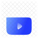 Clapperboard open play  Icon