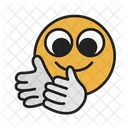 Claps Gesture Emoji Icône