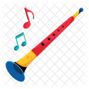 Wind Instrument Clarinet Musical Pipe Icon