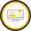 Clase De Ciencias Icono De Aprendizaje Permanente Laboratorio Icon