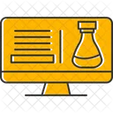 Clase De Ciencias Icono De Aprendizaje Permanente Laboratorio Icon