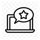 Calificación de computadora portátil  Icono
