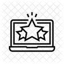 Calificación de computadora portátil  Icono