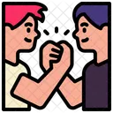 Clasped Hand  Icon