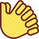Clasped hands  Icon