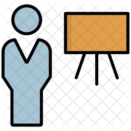 Class Icon - Download in Colored Outline Style