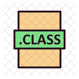 Class Icon - Download in Colored Outline Style
