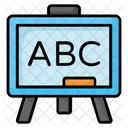 Class Board Alphabets Icon