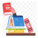 Class Material School Notebooks Exercise Books Icon