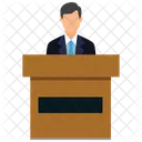 Class Presentation Presenter Speaker Icon