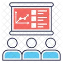 Classroom Lecture Class Presentation Class Demonstration Icon