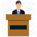 Class Presentation Presenter Speaker Icon
