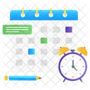 Class Timetable Schedule Event Calendar Icon