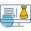 Cours De Sciences Icone Dapprentissage Tout Au Long De La Vie Laboratoire Icône