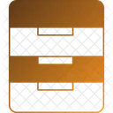 Classeur Bureau Tiroirs Icône