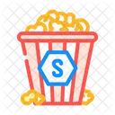 Classic Salt Popcorn Icon