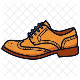 Classic Brown Brogues Shoes  Icon