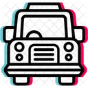Classic Car Travel Icon