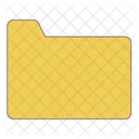 Classic Computer Folder Digital Papers Storage Folder Icon Icono