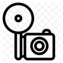 Line Photoraphy Take A Photo Icon