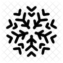 Snowflake Detailed Radial Icon