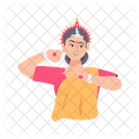 Classical Dance Traditional Dance Female Dancing Icon