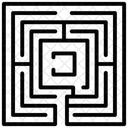 Classical Maze Maze Labyrinth Icon