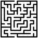 Classical Maze Maze Labyrinth Icon