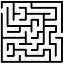Classical Maze Maze Labyrinth Icon