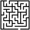 Classical Maze Maze Labyrinth Icon
