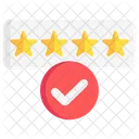 Classificacao Feedback Revisao Ícone