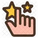 Classificacao Estrelas Mao Icon