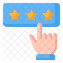 Classificação de três estrelas  Ícone