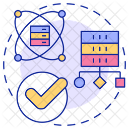 Classification Icon - Download in Colored Outline Style