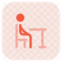 Classroom Study Table Table Icon