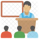 Classroom Studying Lecture Icon