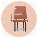 Classroom Chair Student Chair Arm Desk Icon
