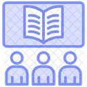 Classroom Environment Duotone Line Icon Icon